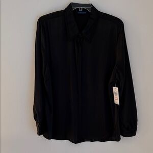 Karen Scott Black Blouse